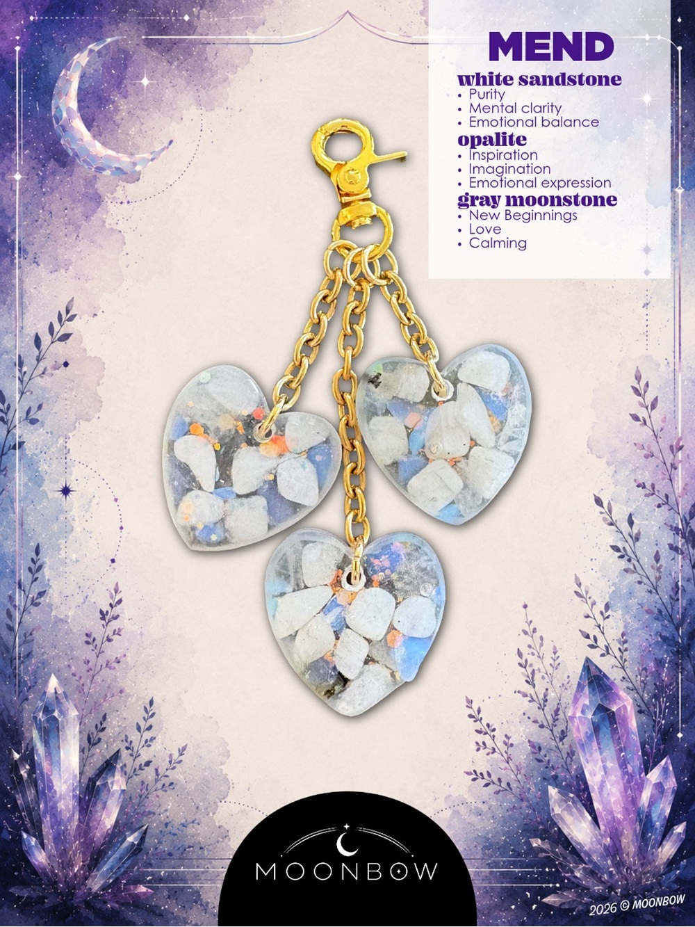 Moonbow Bag Charm